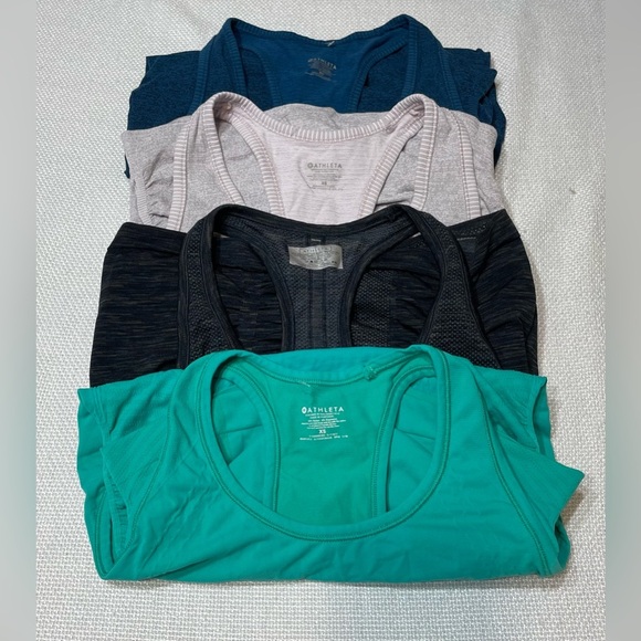 Athleta Tops - Athleta Women's Tank Tops - Teal, Black, Gray, Blue